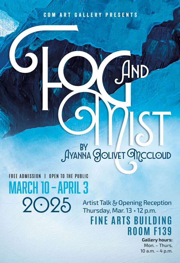 Fog and Mist Exhibition show poster