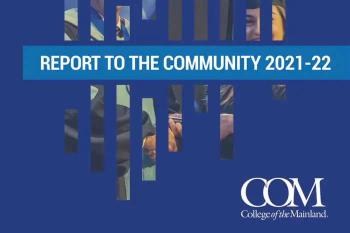 Community report cover for 2021-2022