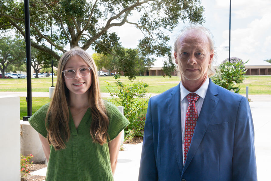 Pictured from (l-r) Zoey Tong and Marvin Schumacher.