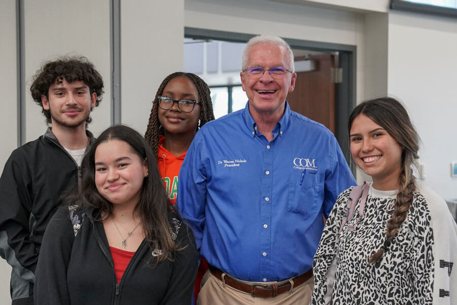 College of the Mainland President, Dr. Warren Nichols