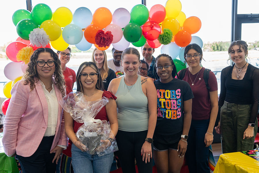 Students with Dr. Brewer